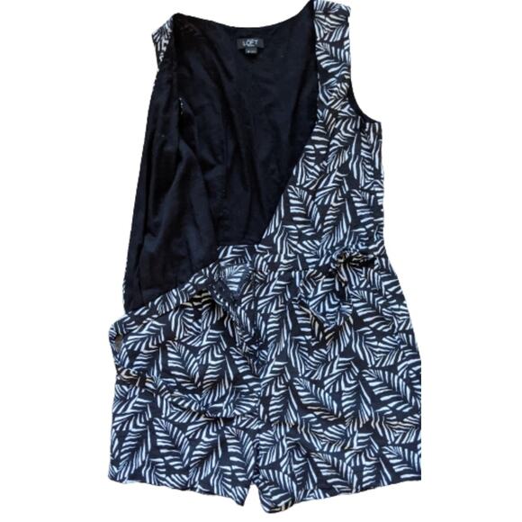 Loft Crossbody Wrap Sleeveless Romper Shorts Sz… - Picture 8 of 11